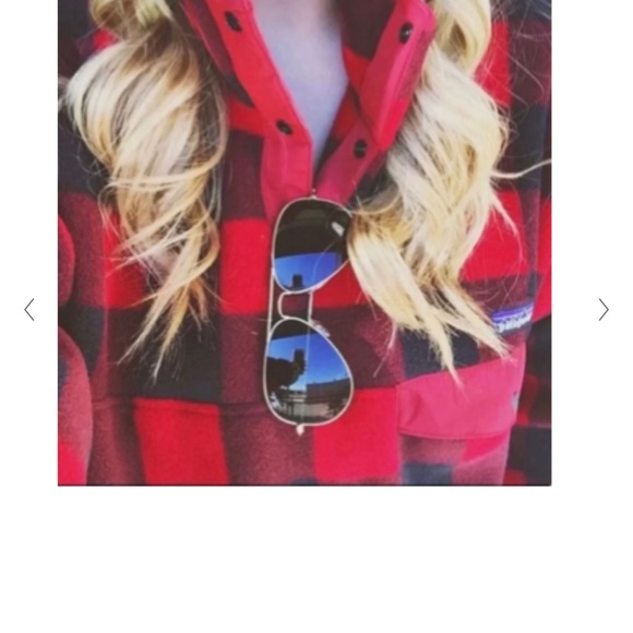 RARE Patagonia Buffalo Plaid Synchilla Mens small - Picture 2 of 8